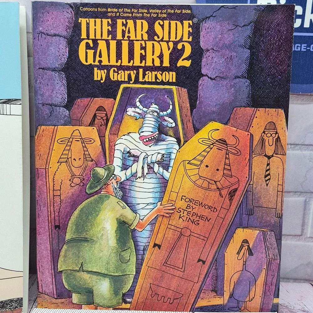 The Far Side Gallery Books 1 2 4 5 Gary Larson Cartoon Anthology Lot of 4